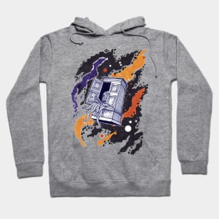 CTHULHU FLYING THROUGH SPACE IN A WARDROBE Hoodie